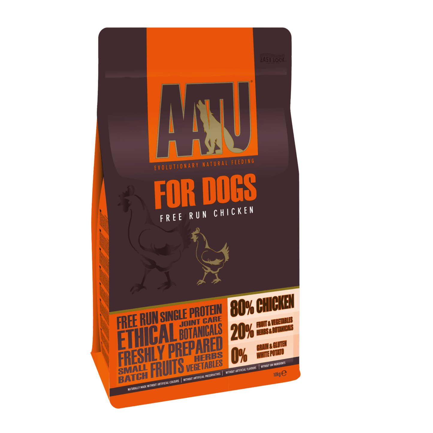 AATU Dog Food: Adult 80/20 Free Run Chicken 10kg