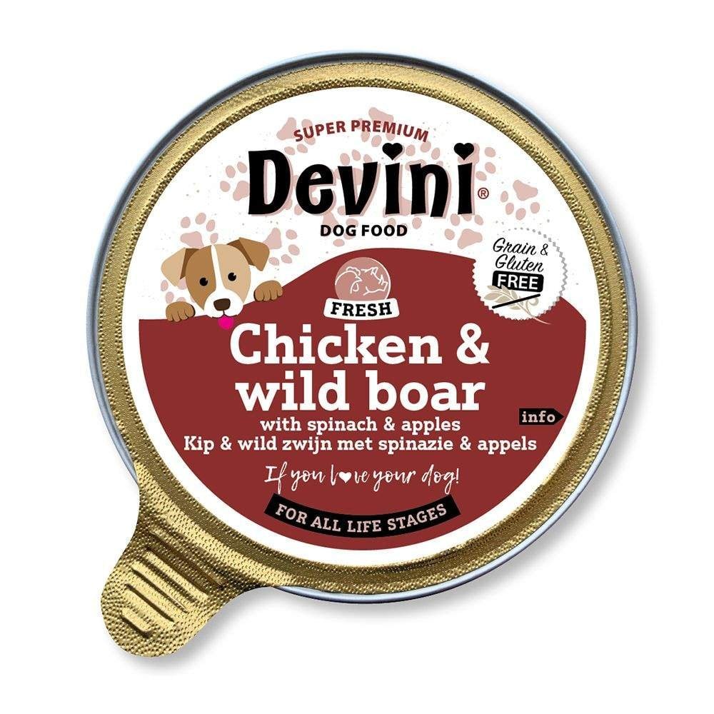 Devini Wet Dog Food: Chicken & Wild Boar