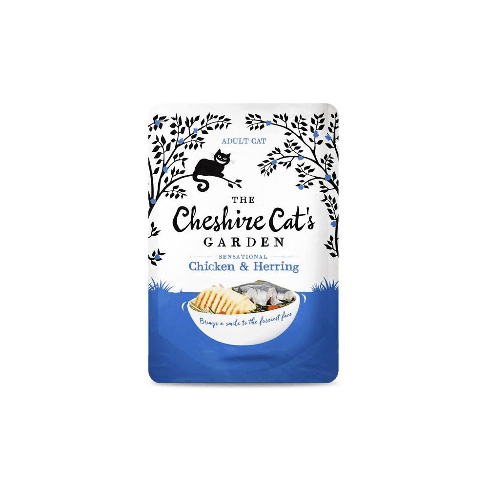 Cheshire's Cat Garden Cat Food: Adult Chicken & Herring 8x85g