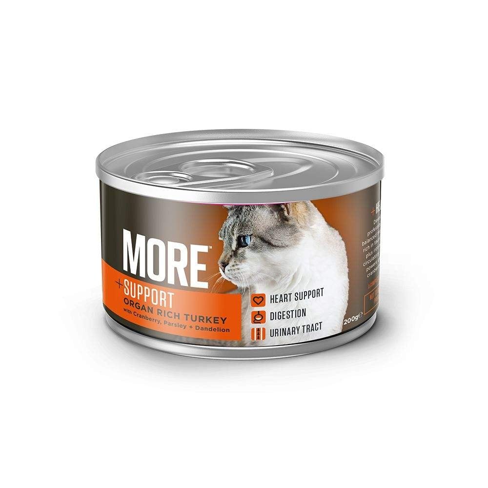 MORE Wet Cat Food: +Heart Support Turkey 200g