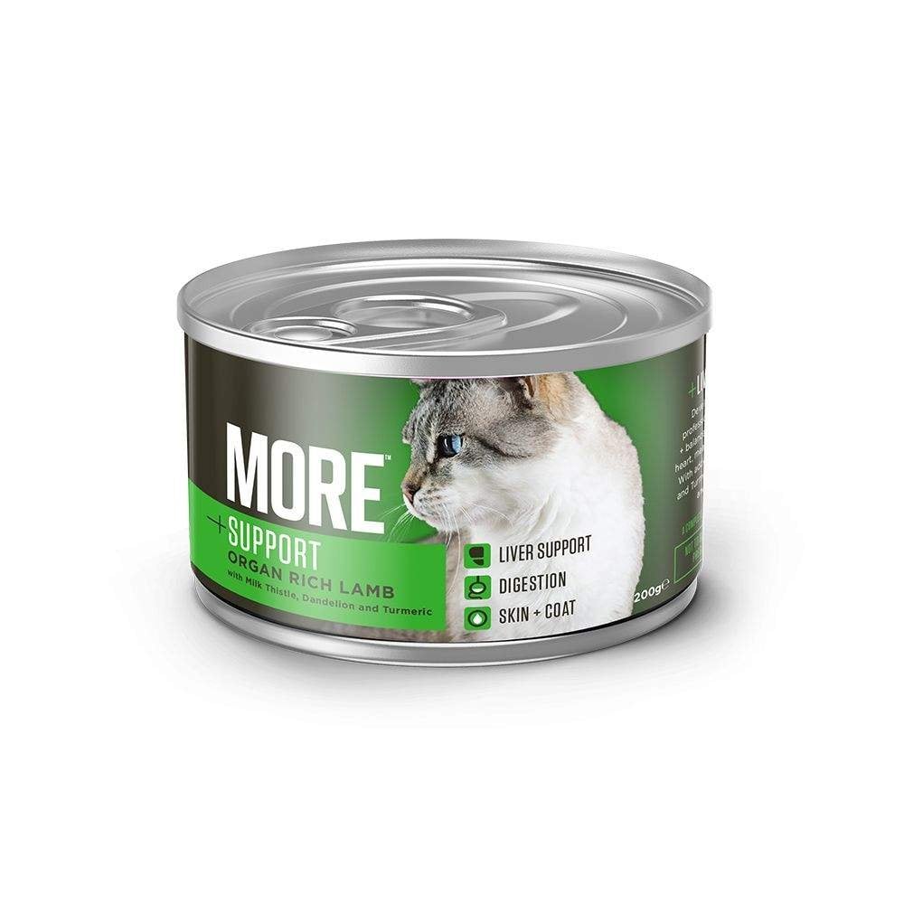MORE Wet Cat Food: +Liver Support Organ Rich Lamb 200g