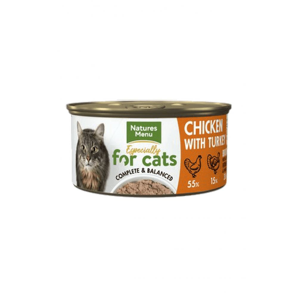 Natures Menu Wet Cat Food: Adult Chicken & Turkey 85g
