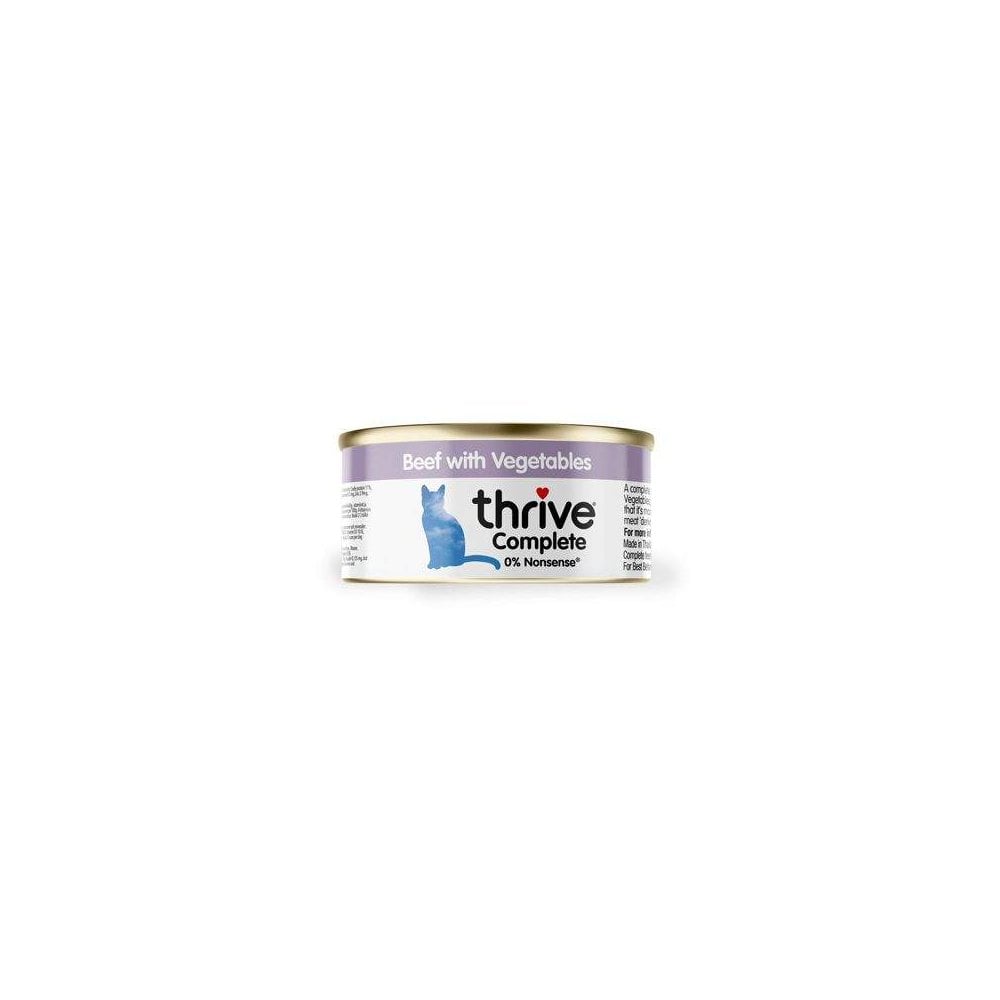 Thrive Wet Cat Food: Beef with Vegetable 75g