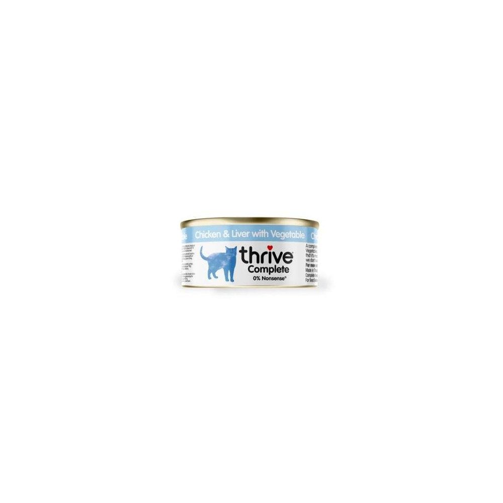 Thrive Wet Cat Food: Chicken & Liver with Vegetable 75g