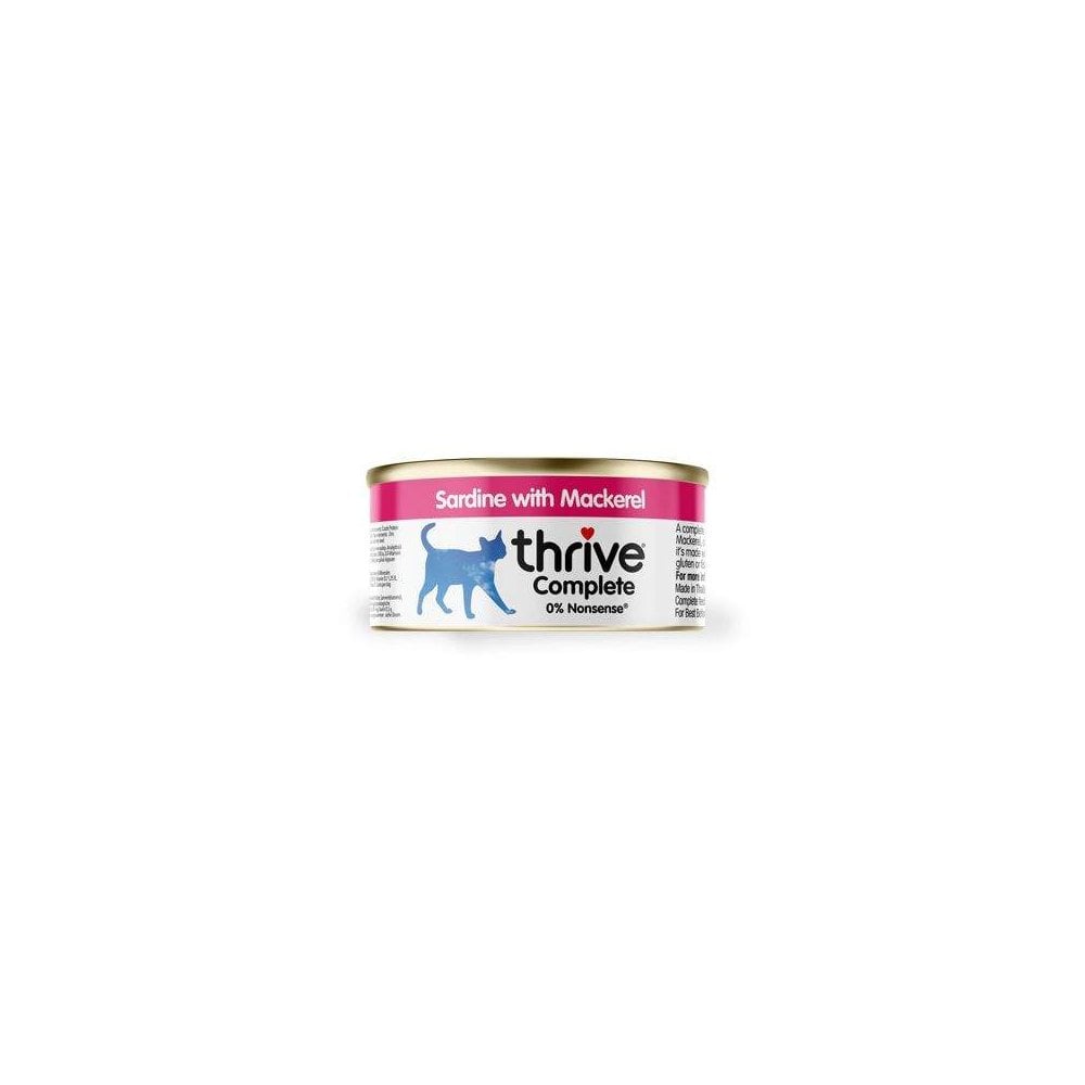 Thrive Wet Cat Food: Sardine with Mackerel 75g
