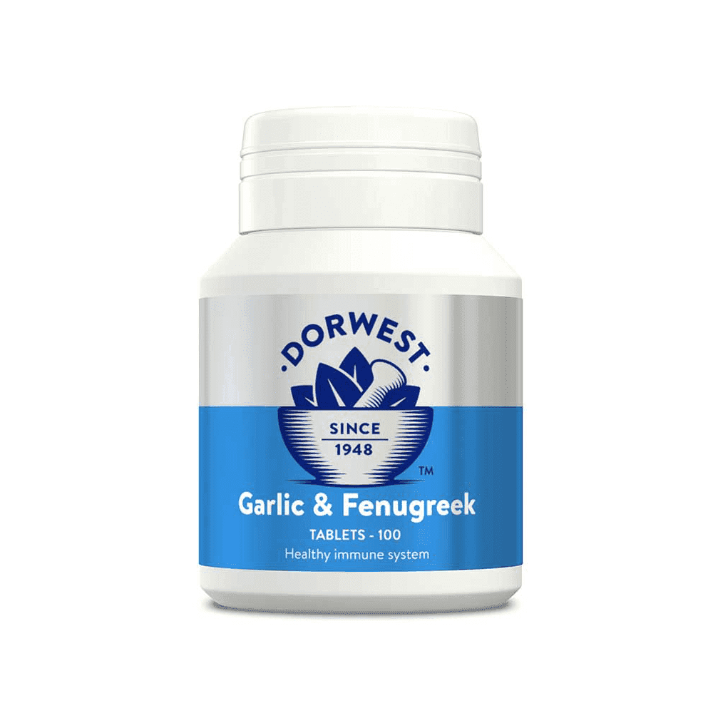 Dorwest Herbs Garlic & Fenugreek Tablets for Dogs & Cats