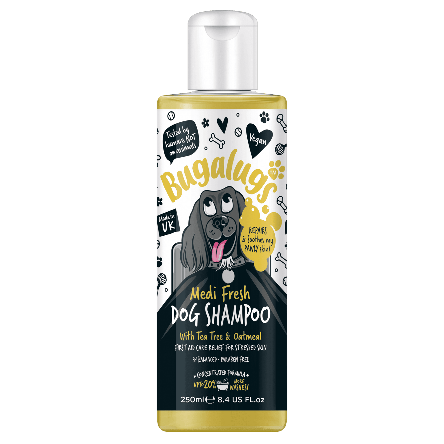 Bugalugs Medi Fresh Dog Shampoo 250ml