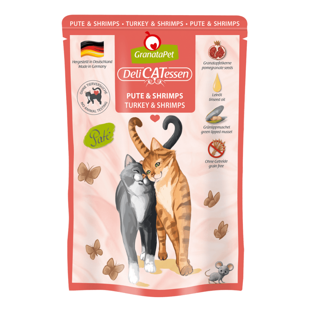 Granatapet Wet Cat Food: DeliCATessen Turkey & Shrimps 85g
