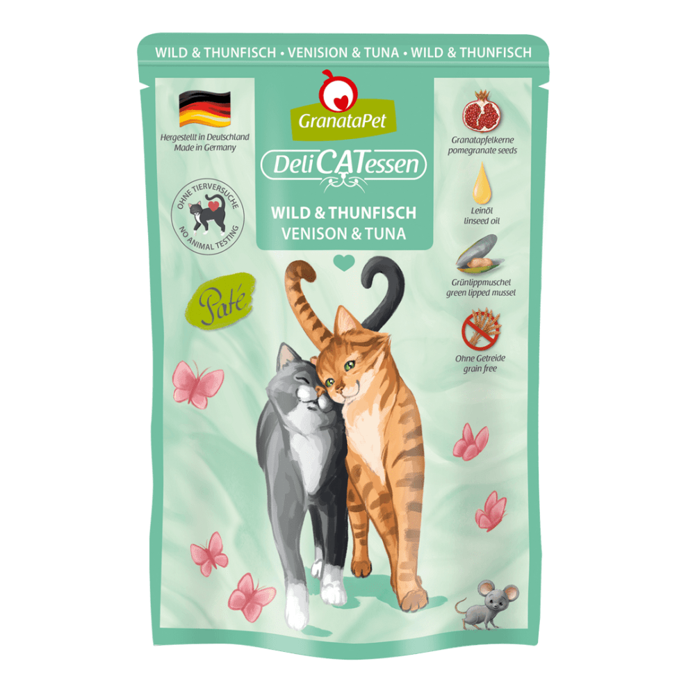 Granatapet Wet Cat Food: DeliCATessen Venison & Tuna 85g