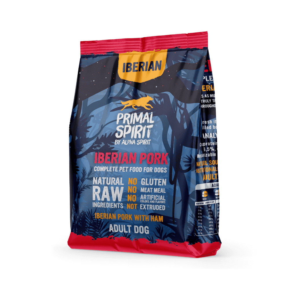 Primal Spirit Dog Food: Adult Iberian Pork with Ham