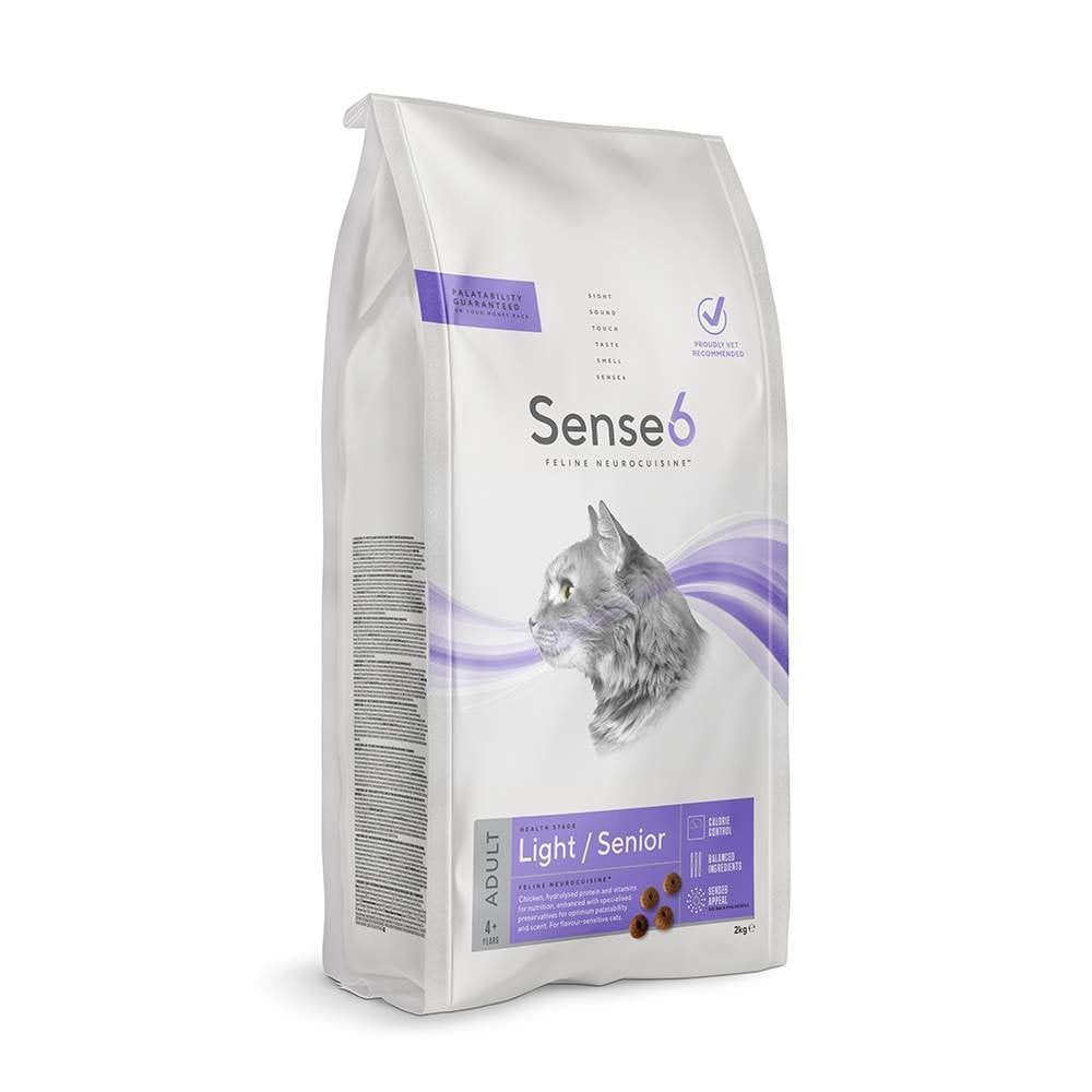 Sense6 Cat Food: Senior/ Light Chicken 2kg