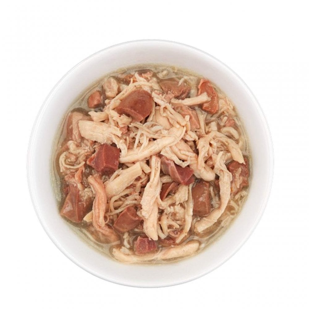 Schesir After Dark Wet Cat Food: Adult Chicken with Duck in Broth 80g