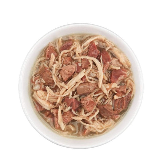 Schesir After Dark Wet Cat Food: Adult Chicken with Beef in Broth 80g