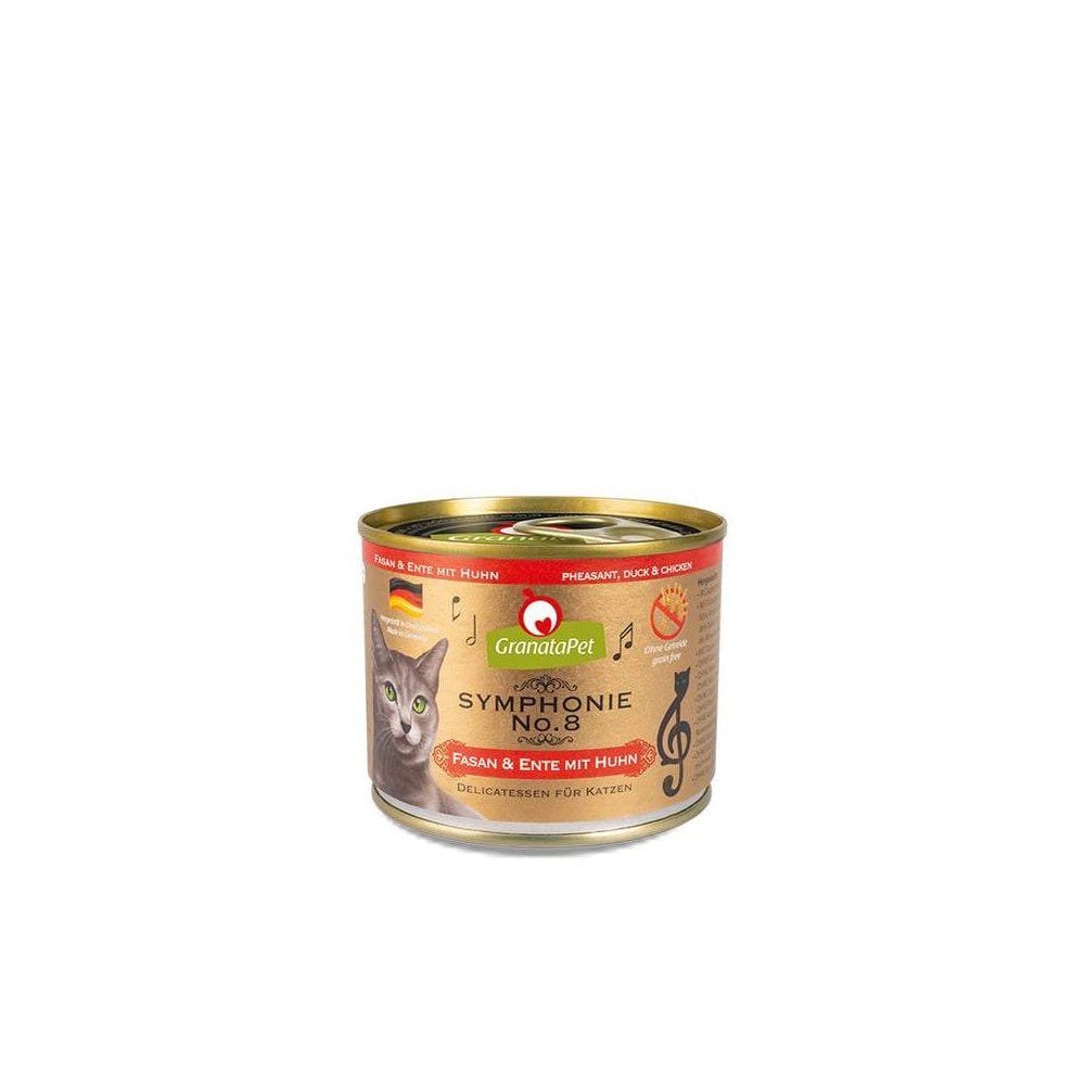 Granatapet Wet Cat Food: Symphonie Pheasant, Duck with Chicken 200g