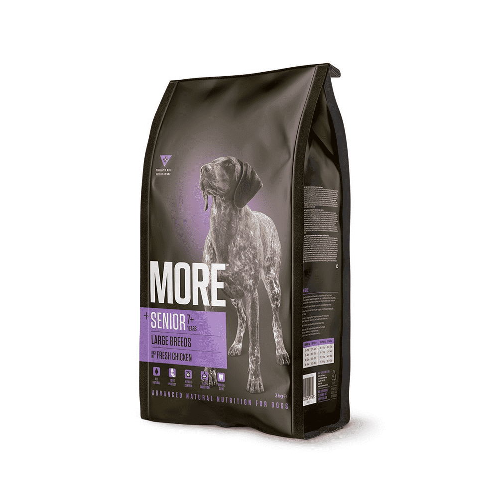 MORE Dog Food: +Senior Large Breed Chicken 12kg