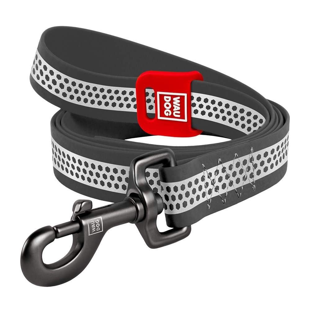 WAUDOG Collartex Reflective Dog Lead Grey