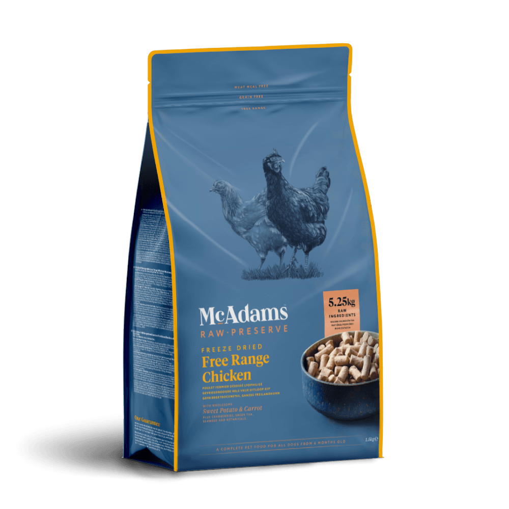 McAdams Dog Food: Freeze Dried Free Range Chicken
