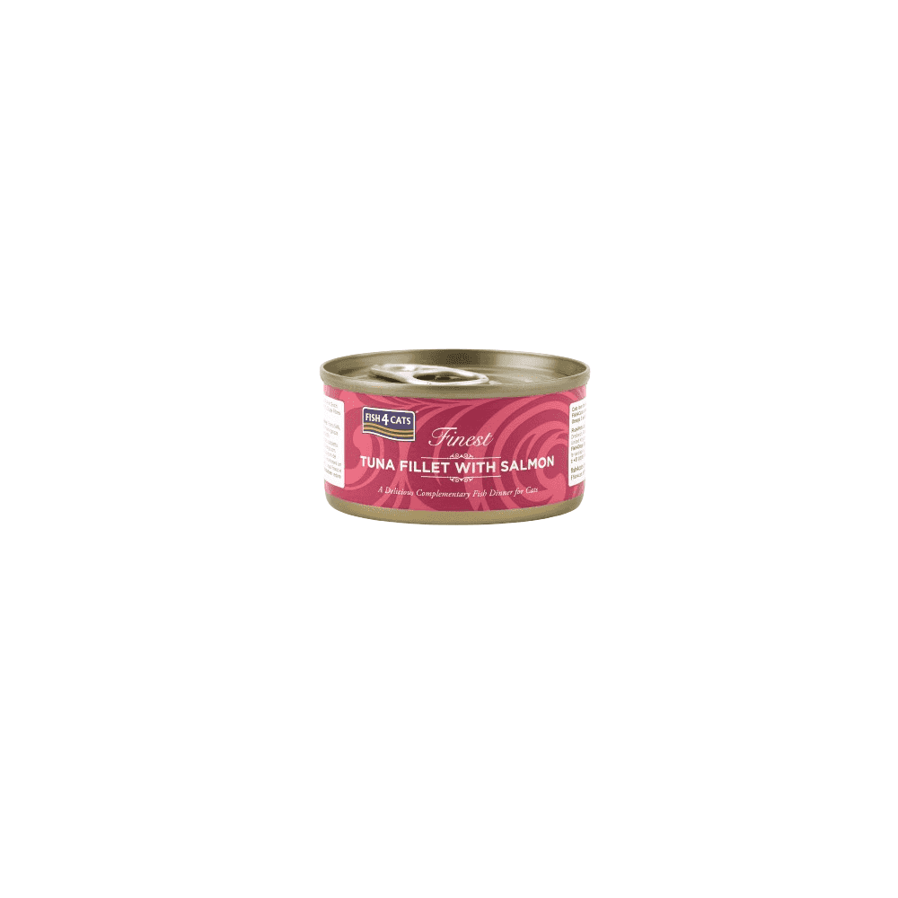 Fish4Cats Wet Food: Tuna Fillet with Salmon 10x70g