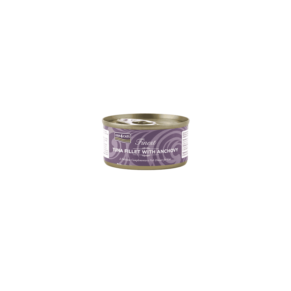 Fish4Cats Wet Food: Tuna Fillet with Anchovy 10x70g