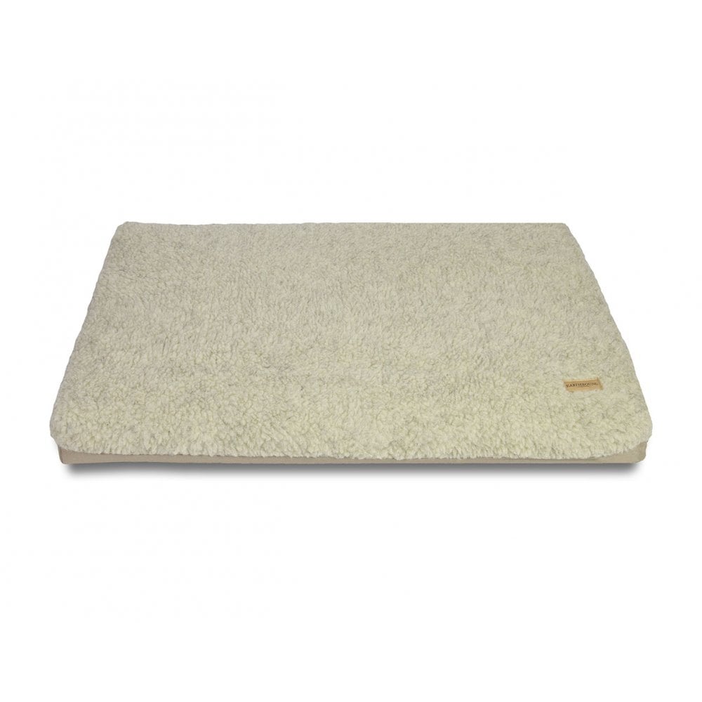 Earthbound Cage Mat Removable Cover Sherpa Waterproof Beige