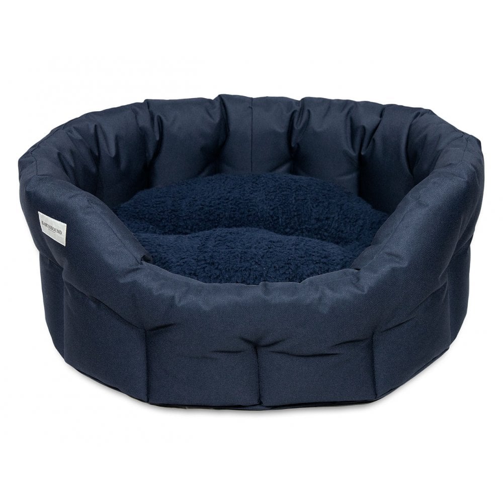 Earthbound Round Waterproof Bed Midnight Blue