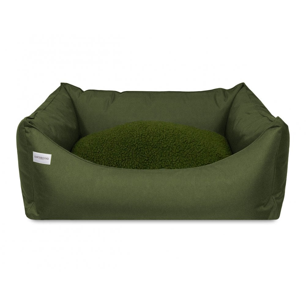 Earthbound Rectangular Removable Cover Waterproof Bed Forest Green