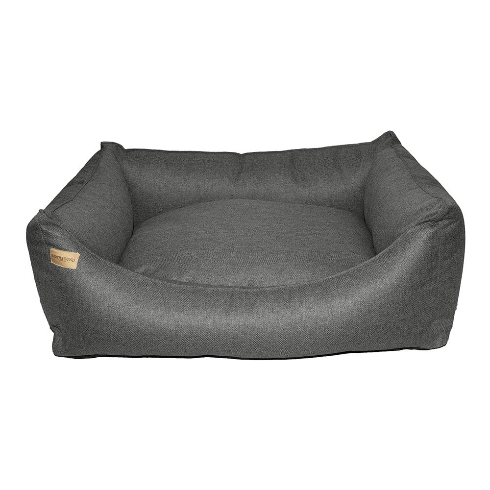 Earthbound Rectangular Removable Cover Morland Bed Iron Grey