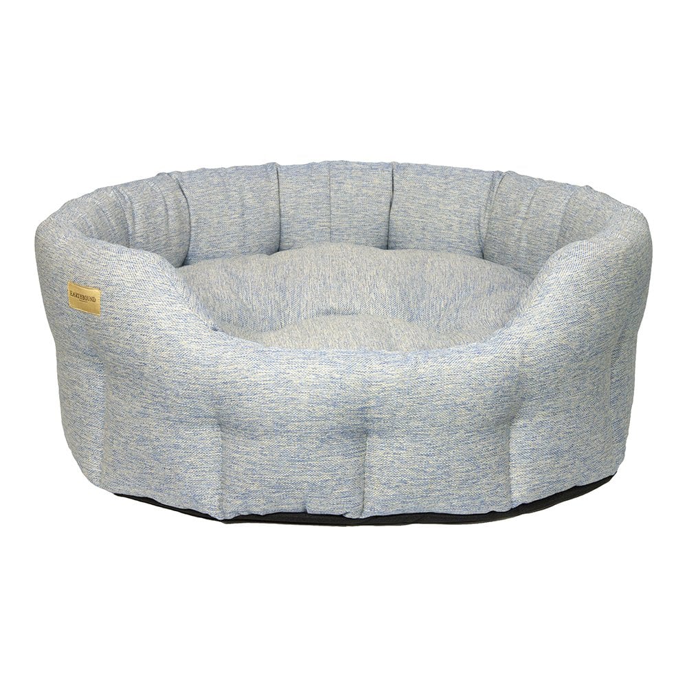 Earthbound Round Marlow Bed Ice Blue