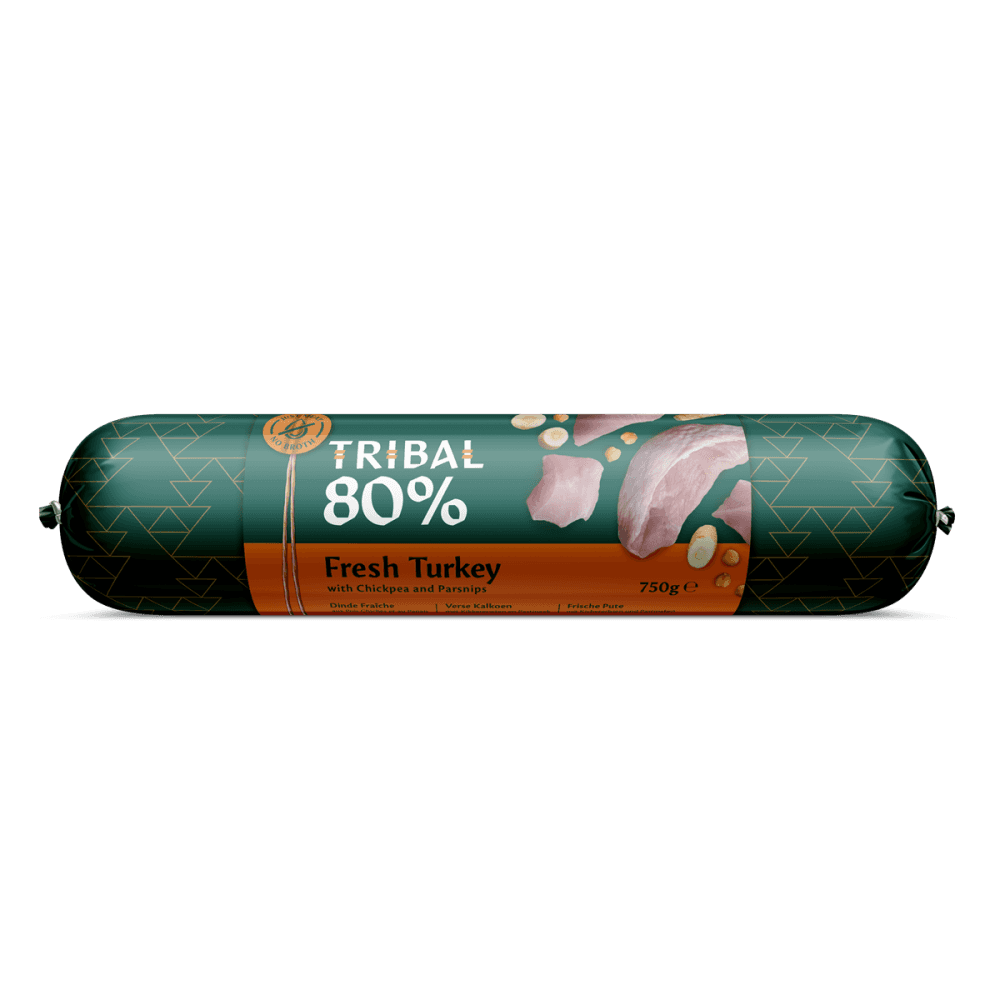 Tribal Wet Dog Food: 80% Turkey Sausage