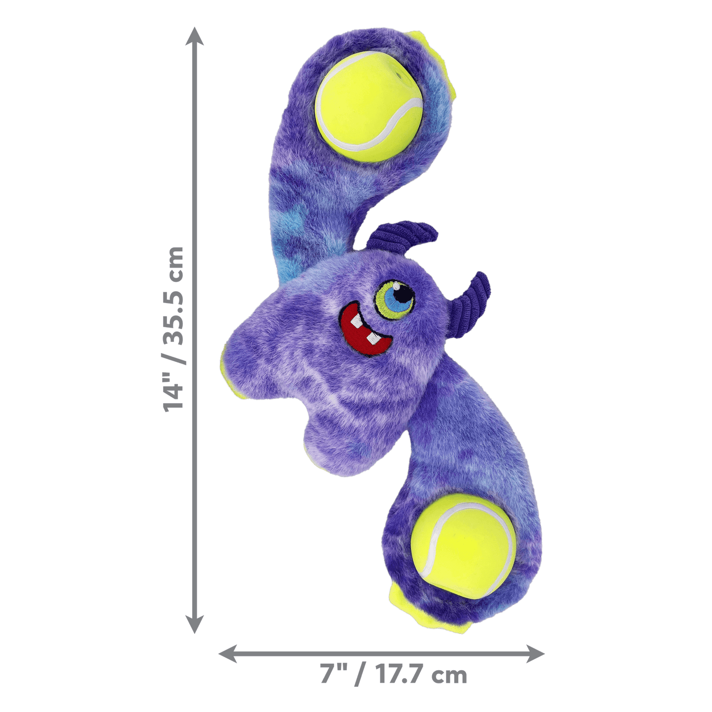 KONG Woozles Monster Medium (Assorted Colours)
