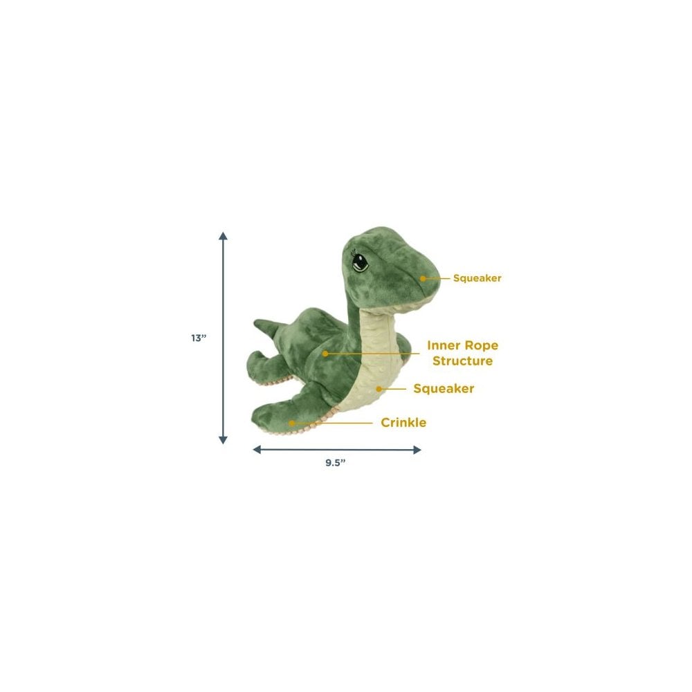 Tall Tails Rope Body Nessie Dog Toy 13"
