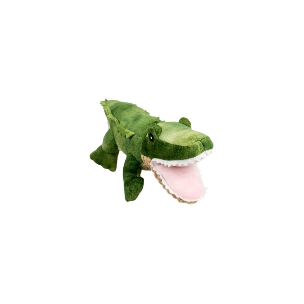 Tall Tails Gator Crunch Plush Dog Toy 15"