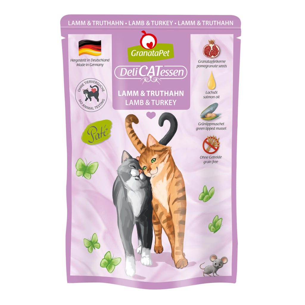 Granatapet Wet Cat Food: DeliCATessen Lamb & Turkey 85g