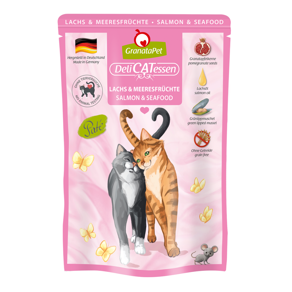Granatapet Wet Cat Food: DeliCATessen Salmon & Seafood 85g