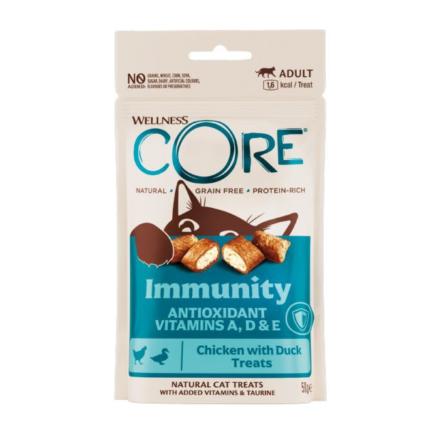 Wellness CORE Cat Treats: Immunity Chicken with Duck 50g
