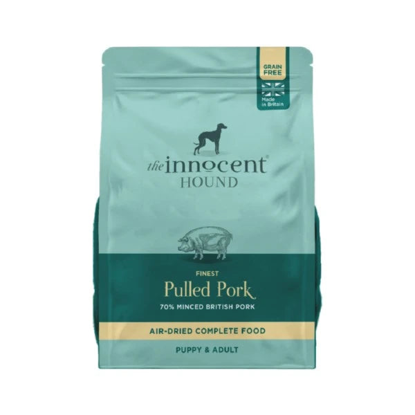 The Innocent Hound Dog Food: Air Dried Finest Pulled Pork 1.5kg