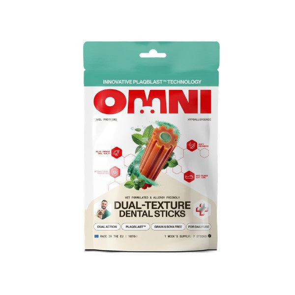 Omni Dog Treats: Dental Sticks 7pk