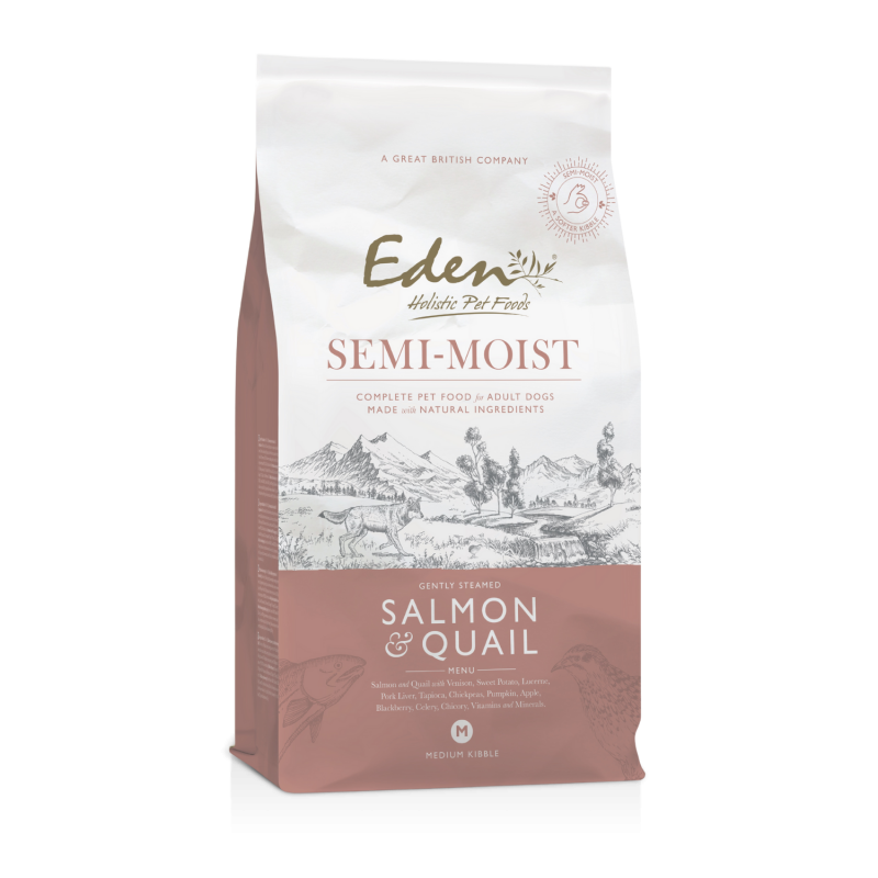 Eden Semi Moist Dog Food: Salmon & Quail