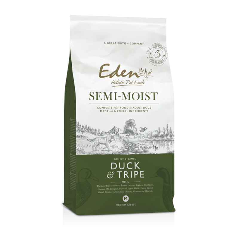 Eden Semi Moist Dog Food: Duck & Tripe
