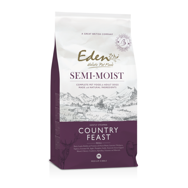 Eden Semi Moist Dog Food: Country Feast