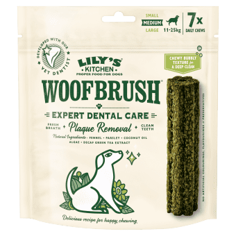 Lily's Kitchen Dog Treats: Woofbrush Dental Chew Large 7pk