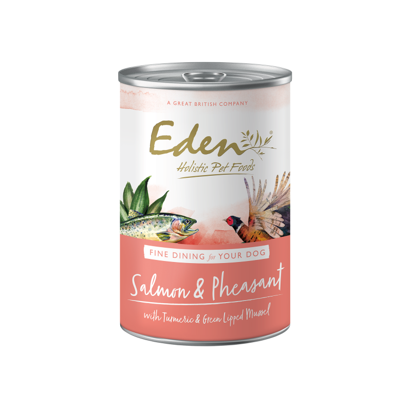 Eden Wet Dog Food: Gourmet Salmon & Pheasant 400g