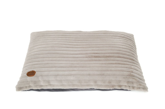 Snug & Cosy Alaska Faux Fur Taupe Lounger Cushion