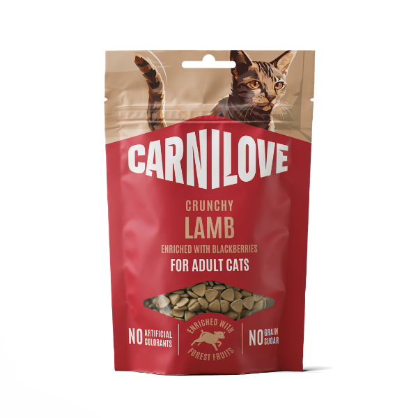 Carnilove Cat Treats: Crunchy Lamb with Blackberries 50g