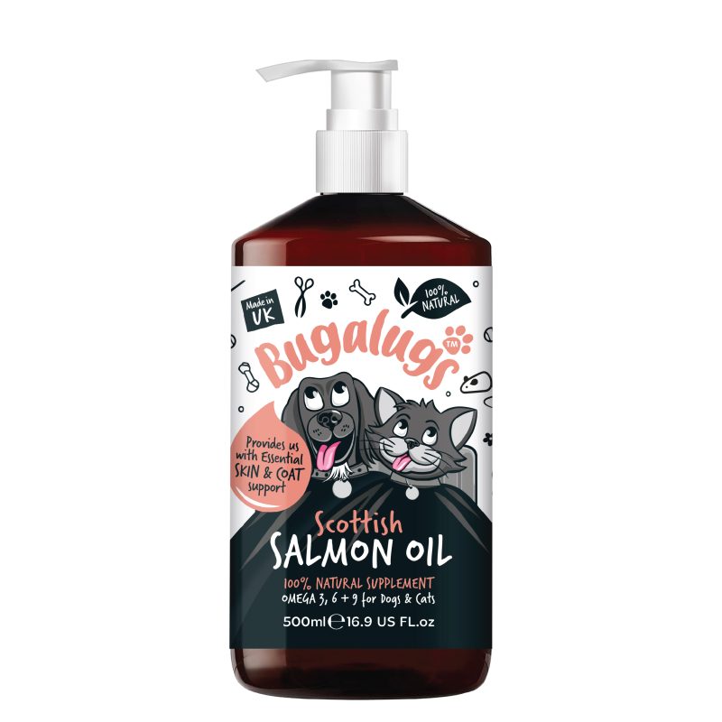 Bugalugs Salmon Oil for Dogs & Cats 500ml