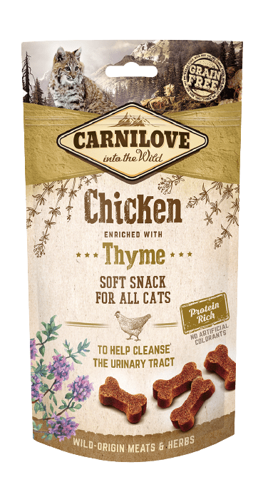 Carnilove Cat Treats: Soft Chicken with Thyme 50g