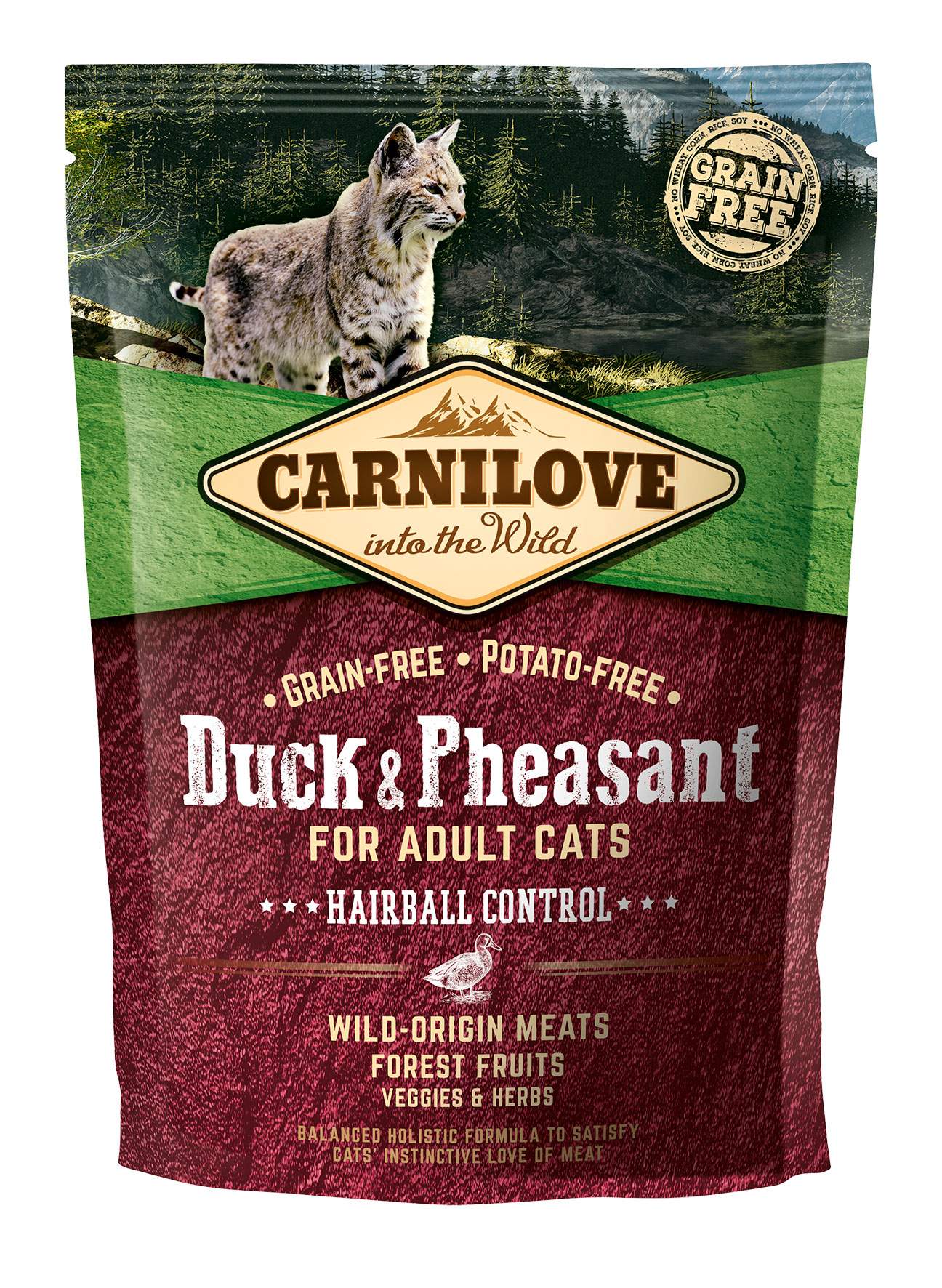 Carnilove Cat Food: Adult Duck & Pheasant 2kg