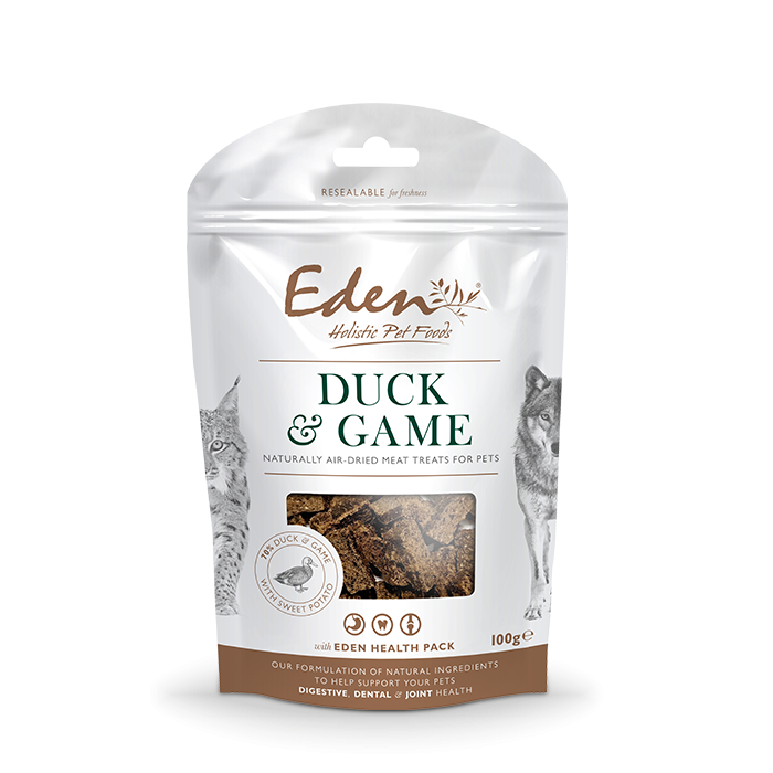 Eden Dog & Cat Treats Duck with Game