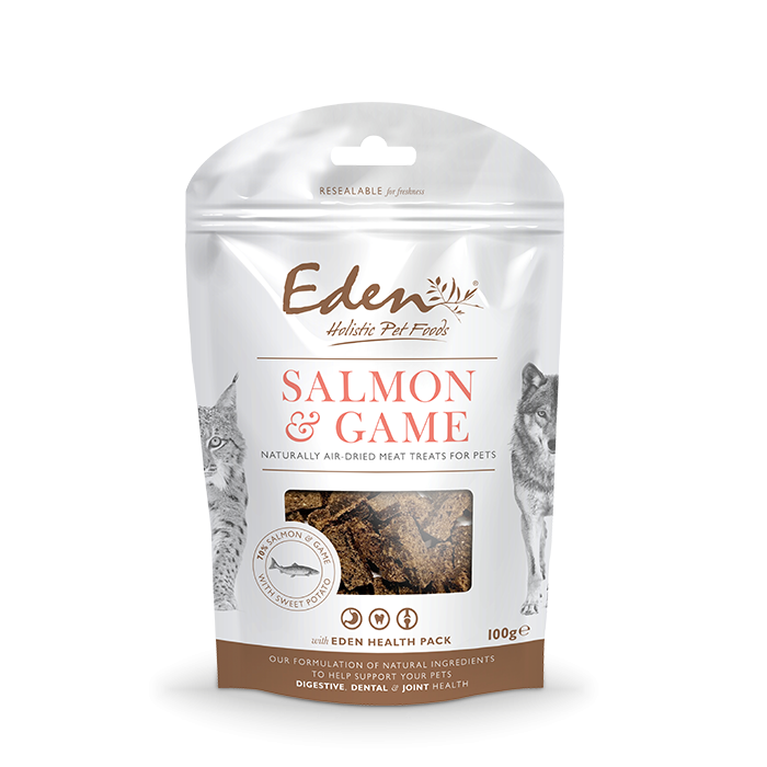 Eden Dog & Cat Treats Salmon with Game 100g