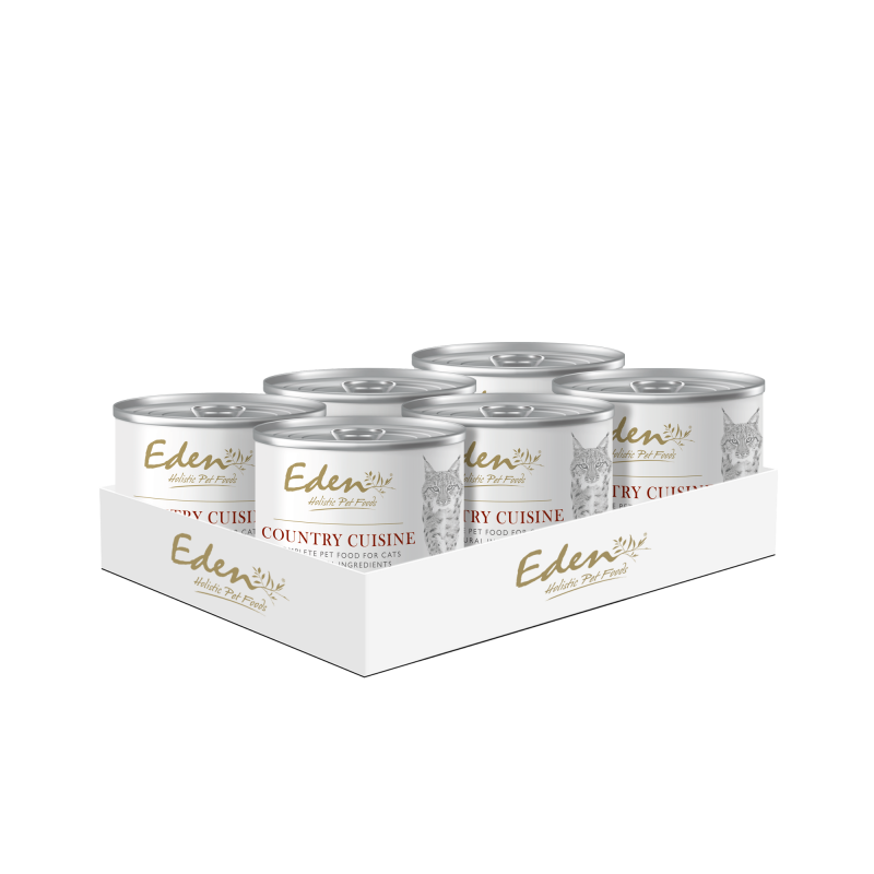 Eden Wet Cat Food: Country Cuisine 6x200g
